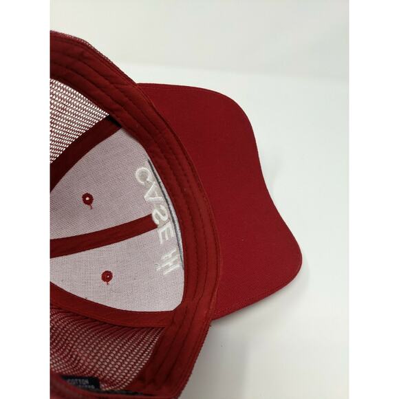 Case International Harvester IH Koenig Baseball Hat Cap Snapback Meshback Red - Picture 10 of 11